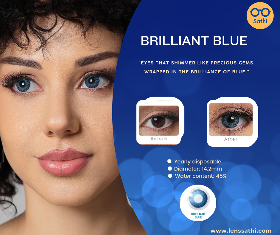 Contact Lens - Color Brilliant Blue